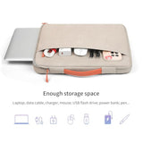 360° Protective Laptop Bag,14-15.6 Inch Laptop Sleeve Case For Hp Lenovo Dell Asus Acer, Computer Bag (Khaki, 14 Inch)