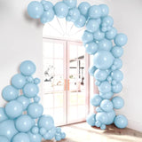 Pastel Blue Balloons - Light Blue Balloons 5/12/18 Inch, Baby Blue Balloons Garland For Graduation, Baby Shower & Birthday Party Decorations