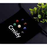 100pcs 8mm 7 Chakra Natural Stone Beads for DIY Bracelets & Jewelry