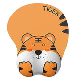 Cartoon Tiger Mouse Pad With Wrist Support, Non-Slip Base,Ergonomic Gaming Mouse Pad Pain Relief,Cute Mouse Mat For Computer, Laptop, Office, Home,Game