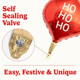 Merry Christmas Banner | Christmas Balloons Santa Ornament Balloons | Christmas Decoration For Xmas Party Supplies | Xmas Indoor Hanging For Home & Party Decorations