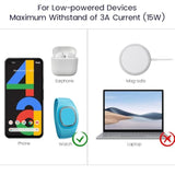 2-Pack Usb C Splitter 1 In 2 Out Charger Cable, Usbc Female To Usbc Male Adapter, 1Ft Short