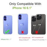 Wallet Case Compatible With Iphone 16 6.1", Slim Protective Case With Card Holder,Premium Pu Leather Kickstand Card Slots Case With Double Magnetic Clasp-Rosered