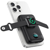 Magnetic Portable Charger 10800Mah,4-In-1 Wireless Power Bank With Iwatch Charger, Qc4.0+20W Pd Fast Charging Usb C Battery Pack With Lcd Display For Magsafe,Iphone 16/15/14/13/12 Series,Apple Watch