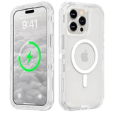 Clear Heavy Duty Magnetic Case for iPhone 15 Pro Max Phone Cases