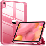 Compatible With (A16) 11Th Generation Case 11 Inch 2025, For 10Th Generation Case 10.9 Inch 2022 With Pencil Holder, Trifold Stand Protective Cover, Auto Wake/Sleep, Watermelon Pink