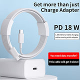Usb C Wall Charger For Iphone 17 Pro Pixel 10 9, 18W Plug-In Charging Block 3.3Ft Usb C Cable Power Delivery 9V 2A Charge Adapter Pd Type C Wall Charger Block For Samsung S25 Iphone 16E Ipad