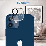 JETech Screen Protector for iPhone 12 6.1-Inch with Camera Lens Protector, Tempered Glass Film, 2-Pack Each