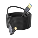 CableCreation 16FT USB to USB C 3.1 Link Cable Compatible with Meta Quest Pro/Quest3/Quest2/Pico4, 5Gbps Highly Speed VR Headsets Accessories Gaming PC, 5 Meters