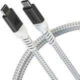 - Usb 4 Ver.2 Cable 80Gbps (3Ft White) Thunderbolt 5/4/3 Compatible, 240W Pd Charging, 16K/8K Display Support, Usb-C High-Speed Data Cable For Macbook Ipad Pro Iphone15/16 Samsung Galaxy & More