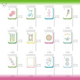 Mahjong-Themed Party Decoration Set, Mahjong Party Banner And 24 Pcs Cupcake Toppers For Birthdays And Celebrations