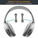 Quietcomfort 35 Hinge Screws Fit Great Qc35 Hex Screw, Metal Hinge Swivel Screw Hinge Pin Parts Replacement For Bose Quietcomfort 35 Ii/Qc35 Ii/Qc35 I/Qc45/Qc45 Se/Qc25/Qc Wireless Headphones (Silver)
