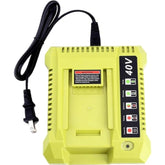 Op401 40V Lithium Ion Battery Charger Replacement For Ryobi Op4015 Op4026 Op4026A Op4030 Op4040 Op4050 Op4050A Op4060 Op40261 Op40301 Op40401 Op40501 Op40601 Tools Batteries