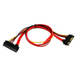 22-Pin (7+15) Sata Male To Female Data And Power Combo Extension Cable - Sliml
