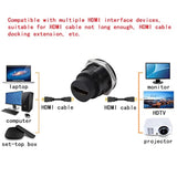 5Pcs Hdmi 2.0 Panel Mount Connector, Usb Pass Through Cable Coupler 4K 30Hz 3D