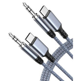 Usb C To 3.5Mm Aux Audio Cable (2-Pack, 3.3Ft) For Iphone 16/15, Ipad Pro, Galaxy S23 S22 S21, Android, Pixel, Headphone, Type C To 3.5Mm Headphone Car Stereo Cord