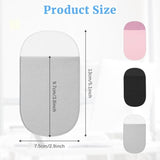 3 Pack Wireless Mouse Holder For Laptop, Slim Universal Laptop Mouse Holder Stick On, Self-Adhesive Magic Case Mice Pouch Pocket For Laptops, Reusable No Glue Residue Storage Bag For Office Home