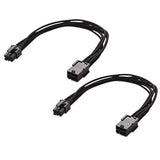 Cable Matters 2-Pack 6 Pin PCIe Extension Cable 10 Inches (PCIe to PCIe Power Extension)