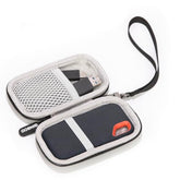Ultra-Compact Case Exclusive For Sandisk Extreme Portable Ssd E30/E61, Compatible With Sandisk Extreme Portable 500G/1Tb/2Tb/4Tb/8Tb, Hard Shell Travel Protective Case With Detachable Strap