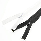 6" Invisible Nylon Zipper For Diy Tailor Sewing Craft 10 Pcs/Pack (Bla