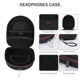 Eva Hard Case For Sony Wh-Ch510 Wh-Ch520, Jbl Tune 510Bt 500Bt Live400Bt Noise Canceling Wireless Headphones, Premium Travel Protective Carrying Storage Bag For Edifier W820Nb Plus (Black)