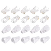 Rj45 Cat6 Connectors Rj45 Ends 8P8C Modular Plug Pass Through Connector With W