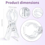20Pcs Balloon Arch Clips,Plastic Spring Balloon Clips, Ideal For Party Balloon Arches