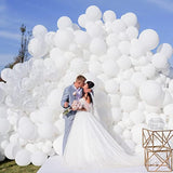 White Latex Balloon Garland Kit: 87pc Arch & Party Decor