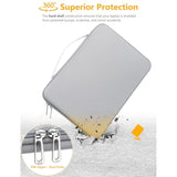 13.3-14 Inch Hard Shell Laptop Sleeve Case For Macbook Pro 14 M4/M3/M2/M1, Macbook Pro/Air 13, Xps 13, 13.8"-13.5" Surface Laptop, Hp Spectre X360 13/14, Rock Gray