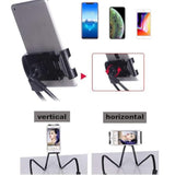 Cell Phone Stand Hanging On Neck Upgraded, Hands-Free Mobile Phone Holder Clip On Bed/Table 360° Rotation Iphone Tablet Mount Bracket, 27.6''/70 Cm Length For 4.7''-7.6'' Screen