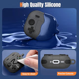Game Case for AirPods 4 2024 Cover with Cleaner Kit, Keychain, Compatible with Airpods 4 Case Covers, Cute Funny Shock-Proof Protective