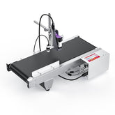 Js740 Inkjet Coding Machine With Mini Conveyor Belt, Automatic Online Inkjet Printer With 42Ml Original Quick-Drying Ink, Industrial Batch Code Printer Date/Barcode/Qr Code/Number/Label