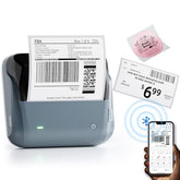 4 Inch Thermal Label Maker, B4 Bluetooth Label Printer For Shipping Packages, Small Business, Home, Office, Portable Sticker Maker With 1 Roll 3.94'' X3.94'' Label-75Pcs/Roll