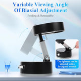 Mobile Phone Vacuum Suction Cup Holder Foldable,Multifunctional Vacuum Suction Phone Holder,Vacuum Suction Car Phone Mount For Iphone16/15/14/13/12,Car/Mirror/Gym (Black)