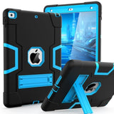 Slim Heavy Duty Shockproof Rugged Protective Case With Built In Stand For Ipad 9Th Generation Ipad 8Th Generation Ipad 7Th Generation