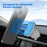 Metal Plate For Phone Magnet, 10 Pack Magicplate With 3M Adhesive Replacement For Magnetic Phone Car Mount Holder & Cradle & Stand (Vent/Cd/Windshield/Dashboard) - Rectangle And Round
