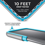 Speck Products Presidio Grip iPhone Xs/iPhone X Case, Eclipse Blue/Carbon Black