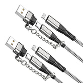 Apple Mfi Certified 2Pack Iphone 14/13 Fast Charger Usb Type C To Lightning Cable 6Ft Long Charging Cord For Iphone 14/13/12 Pro Max/Mini/X/Xs/Xr And Usb C Female To Usb A Male Adapter With Keychain
