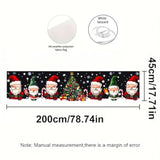 Merry Christmas Large Banner Scroll Streamer Banner Festive Winter 79X18 Inch Wonderland Wall Decor Home Office Party Supplies Slogan Banners Decration Scroll Gift For Girls Boys