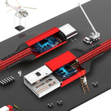 Usb C Cable, 3-Pack (10Ft+6.6Ft+3.3Ft) 3.1A Usb A To Usb-C Fast Charger Cord For Iphone 17 16 15 Pro Max Galaxy S25 Fe S25 Ultra S25+ S25 S24 S23 S22 S21 Ipad 10 Air 5 Moto Edge G Power G06