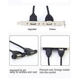2Pack Usb2.0 Male To Female Extension Cable With Ears Can Be Fixed Various Cha