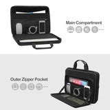 MOSISO 15.6-16 inch Laptop Hard Case, 15 inch Shockproof Waterproof Laptop Case Hard Shell Compatible with MacBook HP Dell, Carrying Sleeve Computer Bag with Sturdy Handle&Front Pocket&Belt, Black