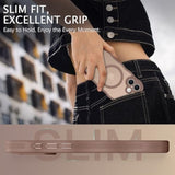 For Iphone 16 Plus Case, Compatible With Magsafe Wave Frame Design Translucent Matte Back Silicone Bumper Protective Magnetic Phone Case Iphone 16 Plus For Women Girls, Brown