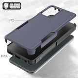 For Motorola Moto G 5G 2024 Case: Dual Layer Protective Heavy Duty Cell Phone Cover Shockproof Rugged With Hd Screen Protector - Military Protection Bumper Tough - Motorola Moto G 5G 2024, Blue