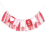 Valentines Day 1St Birthday High Chair Banner - Little Sweetheart One Birthday Banner, Happy Valentines Day Highchair Garland, Valentine Heart First Birthday Party Decoration, Valentines Theme Party Photo Props For Girls 1St Birthday