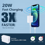 Usb C Pixel 10 9 8 Charger Fast Charger For Google Pixel 10 Pro Xl 9A 9 Pro 8A 8 7A 7 6A 6 5A 5 4A 4Xl 3A 3Xl 2,Samsung S25 S24 S23 S22 S21,20W Pd Power Adapter Wall Charger Box+6Ft Type C To C Cable