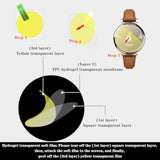 Watch Screen Protector (4+2 Pack) Compatible For Garmin Lily 2, Film Anti-Scratch High Definition Full Coverage And Soft Tpu Protective Case, Black