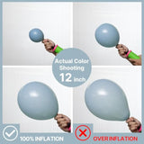 Pale Aqua Balloons, 140 Pcs Boho Blue Balloons Different Sizes Pack Of 18 Inch 12 Inch 10 Inch 5 Inch Pale Blue Balloons For Balloon Garland Or Balloon Arch As Party Decorations, Blue-F28