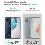 Revolution Series Case For Oneplus Nord N10 5G, Full-Body Rugged Dual-Layer Shockproof Protective Cover With Kickstand And Built-In-Screen Protector, Black