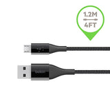 Belkin MIXIT DuraTek Micro-USB to USB Cable, 4 Feet (Black)
